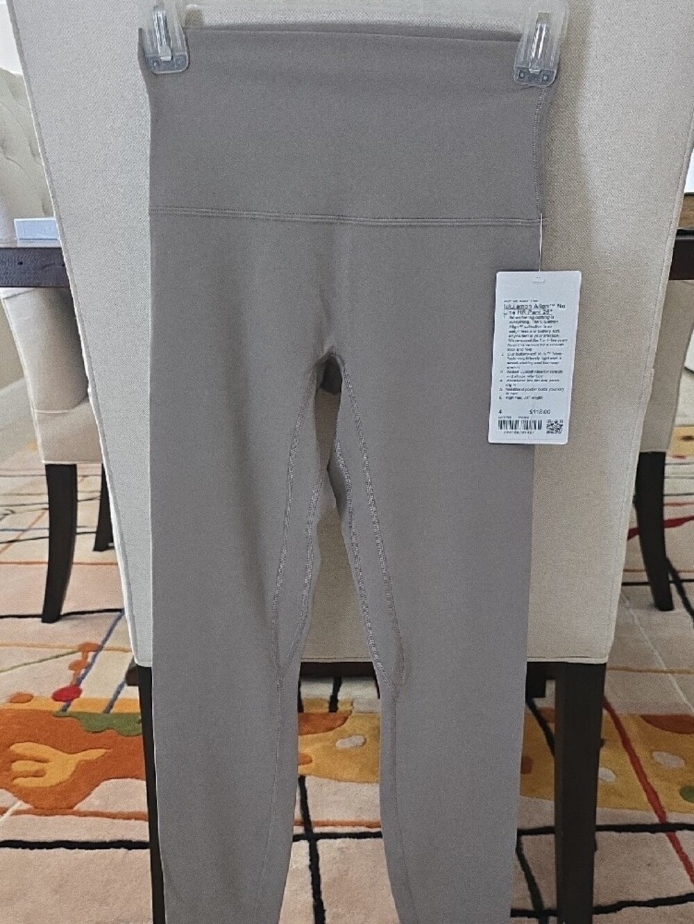 Lululemon Align No Line HR Pant 25" Washed Shadow Grey Size 4 NWT - Picture 2 of 3